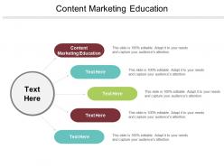 Content marketing education ppt powerpoint presentation file information cpb
