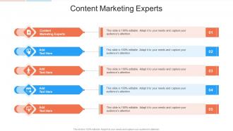 Content Marketing Experts In Powerpoint And Google Slides Cpb