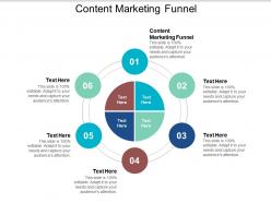 Content marketing funnel ppt powerpoint presentation outline deck cpb