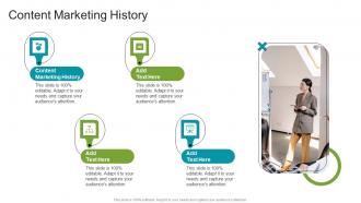 Content Marketing History In Powerpoint And Google Slides Cpb