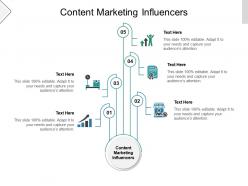 Content marketing influencers ppt powerpoint presentation visual aids ideas cpb