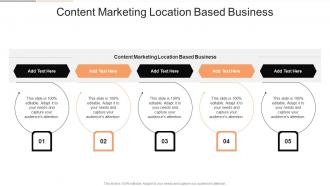 Content Marketing Location Based Business In Powerpoint And Google Slides Cpb