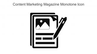 Content Marketing Magazine Monotone Icon In Powerpoint Pptx Png And Editable Eps Format