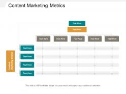 Content marketing metrics ppt powerpoint presentation outline files cpb
