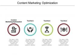 Content marketing optimization ppt powerpoint presentation file shapes cpb