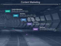 Content marketing ppt powerpoint presentation gallery influencers cpb