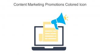 Content Marketing Promotions Colored Icon In Powerpoint Pptx Png And Editable Eps Format