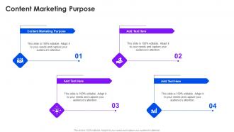 Content Marketing Purpose In Powerpoint And Google Slides Cpb