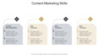 Content Marketing Skills In Powerpoint And Google Slides Cpb
