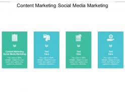 Content marketing social media marketing ppt powerpoint presentation file templates cpb