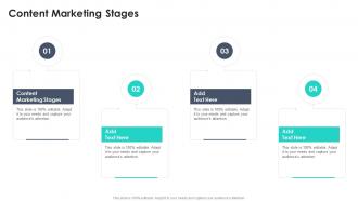 Content Marketing Stages In Powerpoint And Google Slides Cpb