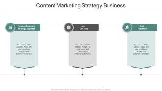 Content Marketing Strategy Business In Powerpoint And Google Slides Cpb