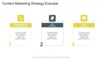 Content Marketing Strategy Example In Powerpoint And Google Slides Cpb