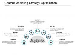 Content marketing strategy optimization powerpoint presentation portfolio structure cpb