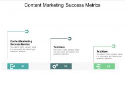 Content marketing success metrics ppt powerpoint presentation layouts introduction cpb