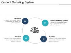 Content marketing system ppt powerpoint presentation file deck cpb