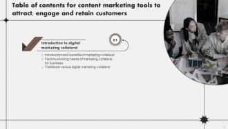 Content Marketing Tools To Attract Engage And Retain Customers Powerpoint Presentation Slides MKT CD V Engaging Customizable