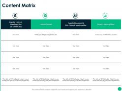 Content matrix infographics ppt powerpoint presentation professional