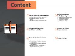 Content measurement f745 ppt powerpoint presentation gallery guidelines