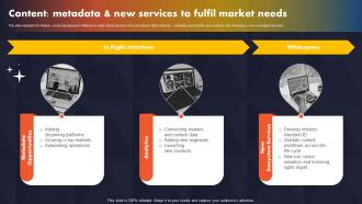 Content Metadata And New Services To Fulfil Data And Consumer Research Company Profile CP SS V