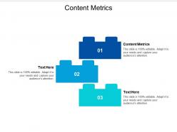Content metrics ppt powerpoint presentation portfolio show cpb