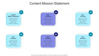 Content Mission Statement In Powerpoint And Google Slides Cpb