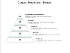 Content moderation solution ppt powerpoint presentation pictures example cpb