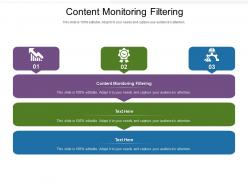 Content monitoring filtering ppt powerpoint presentation professional brochure cpb