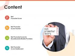 Content Net Promoter Score Ppt Powerpoint Presentation Model Infographic Template