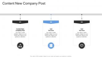 Content New Company Post In Powerpoint And Google Slides Cpb