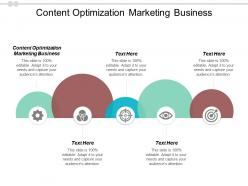 Content optimization marketing business ppt powerpoint presentation file brochure cpb