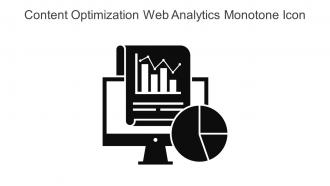 Content Optimization Web Analytics Monotone Icon In Powerpoint Pptx Png And Editable Eps Format