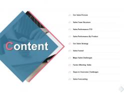 Content our sales strategy k59 ppt powerpoint presentation designs