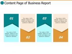 Content Page Customer Service Vision Mission And Vision Goal And Objectives