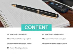 Content payment methodologies methods j145 ppt slides