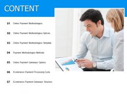 Content payment methodologies ppt powerpoint presentation diagram lists