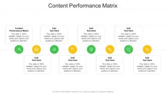 Content Performance Matrix In Powerpoint And Google Slides Cpb