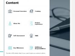Content personal overview j141 ppt powerpoint presentation file files