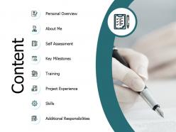 Content personal overview j152 ppt powerpoint presentation file gallery