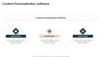 Content Personalization Software In Powerpoint And Google Slides Cpb