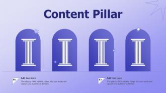 Content Pillar Ppt Powerpoint Presentation Pictures Vector