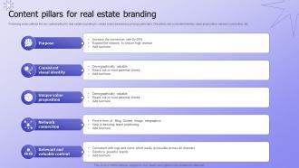 Content Pillars For Real Estate Branding