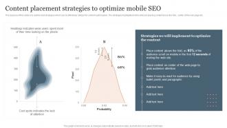 Content Placement Strategies To Optimize Mobile SEO Services To Reduce Mobile Application