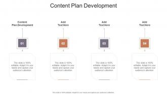 Content Plan Development In Powerpoint And Google Slides Cpb
