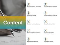 Content positioning strategy b283 ppt powerpoint presentation file formats
