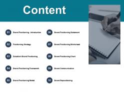 Content positioning strategy repositioning c339 ppt powerpoint presentation slide download