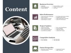 Content powerpoint slide design templates