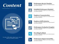 Content ppt powerpoint presentation file icon