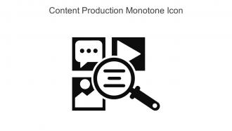 Content Production Monotone Icon In Powerpoint Pptx Png And Editable Eps Format
