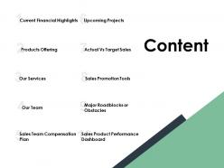 Content products offering ppt powerpoint presentation file deck